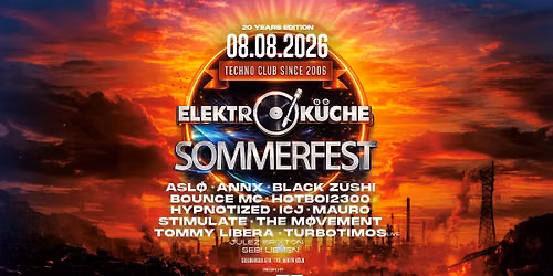 ELEKTROKÜCHE SOMMERFEST 2026 — Siegburger Straße 110, 50679 Köln, Germany