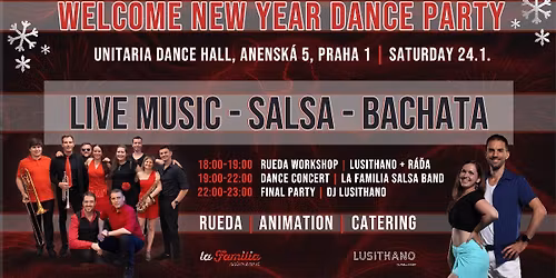 Welcome New Year * Salsa & Bachata * Live Music Party