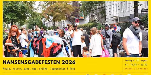 Nansensgadefest 2026 - 22 aug 2026