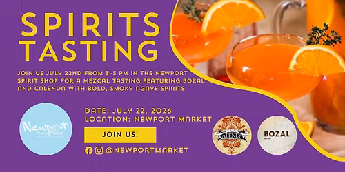 Bozal Mezcal and Calenda Mezcal | Newport Market Tasting