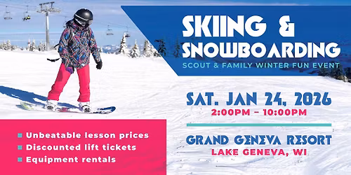 Skiing & Snowboarding Scout & Family Winter Fun Event