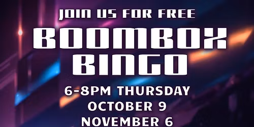 Boombox Bingo