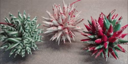 Polish paper Christmas decoration workshop