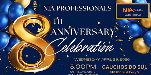 NIA PROFESSIONALS 8TH ANNIVERSARY PARTY
