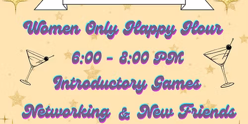 Game On! Ladies Social Networking Happy Hour