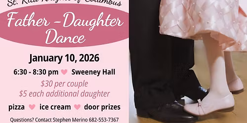 Father\u2013Daughter Dance | St. Rita Knights of Columbus