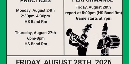 Ram Marching Band Alumni Game