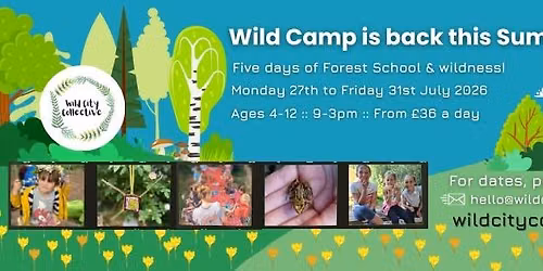 Wild Summer Camp - Summer Holidays 2026 - Reading