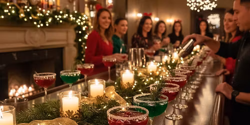 \ud83c\udf84 Christmas Cocktail Class with Dinner - Get Party-Ready for the Holidays!