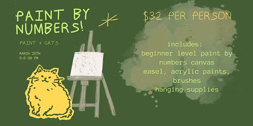 Paint & Purr: Paint by Numbers!