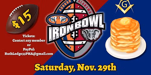 Iron Bowl Pancake Breakfast