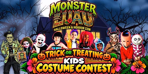 All Day Trick or Treating and Kids Costume Contest at Monster Luau
