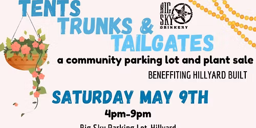 tents trunks and tailgates parking lot sale