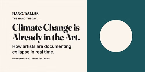Climate Change is already in the Art - How artists are documenting collapse in real time.