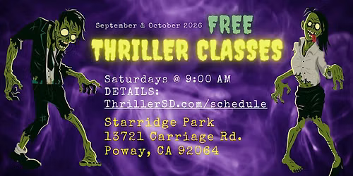 FREE Thriller Classes, Poway
