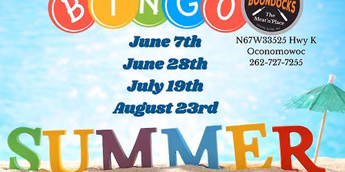 Summer Boozy Bingo...The Ultimate Sunday Funday