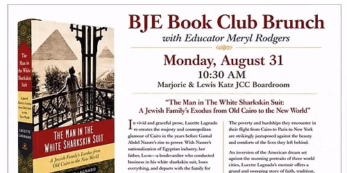 BJE Book Club Brunch with Meryl Rogers