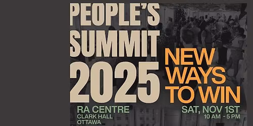 The People's Summit Fall Edition: New Ways To Win