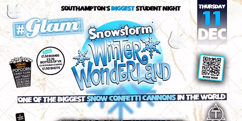 Glam Thursdays | \u2744\ufe0f WINTER WONDERLAND\u2744\ufe0f  | Southampton's Best Student Night \ud83d\ude3b