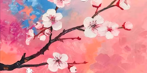 Sip and Paint Washington DC - Cherry Blossom Bliss