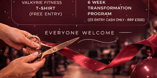 Valkyrie Fitness Grand Opening \ud83e\udebd\u2728 