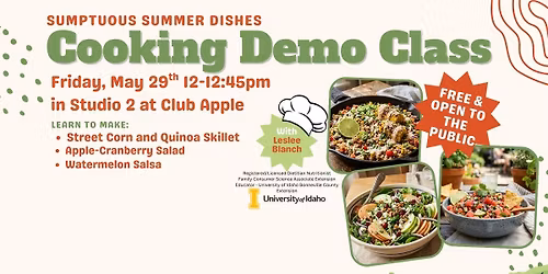 Sumptuous Summer Dishes - Cooking Demo Class