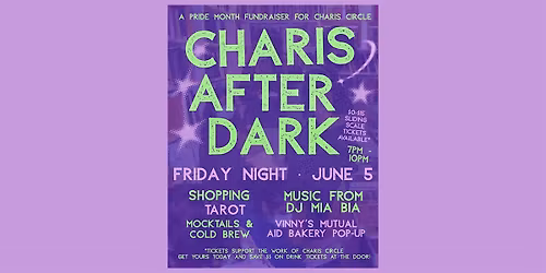 Charis After Dark: Extended Shopping Hours & A Charis Circle Fundraiser!