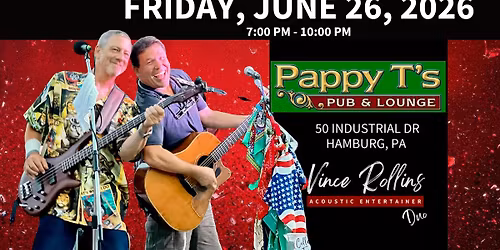 Vince Rollins Duo at Pappy T's Pub & Lounge