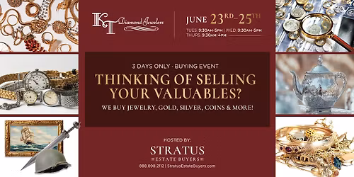 KT Diamond Jewelers - Estate Buying Event