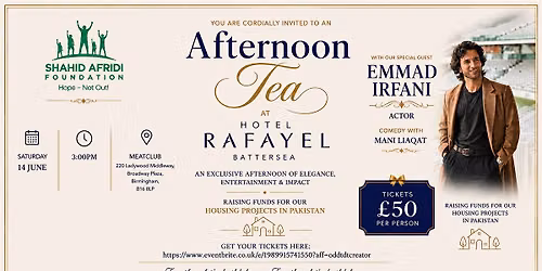 SAF Afternoon Tea with Emmad Irfani