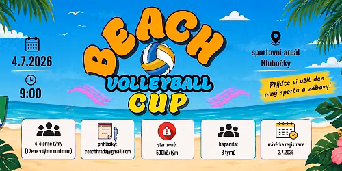BEACH VOLLEYBALL CUP HLUBO\u010cKY 2026
