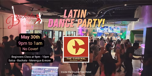 Latin Dance Party at The Cardinal! (5\/30\/26)