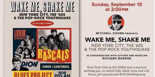 Wake Me, Shake Me: Mitchell Cohen and Richard Barone
