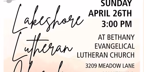 Spring Concert: Sing to the LORD a New Song