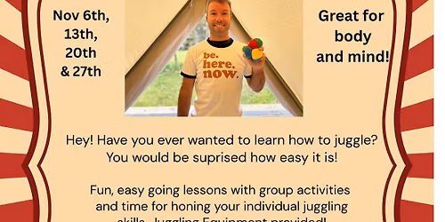 Free juggling classes - daylesford neighbourhood centre
