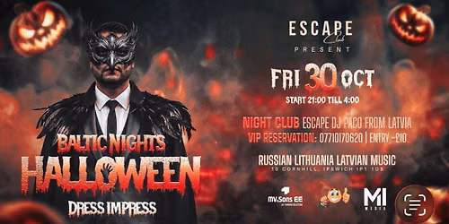 \ud83c\udf83\ud83d\udc7b BALTIC NIGHTS HALLOWEEN \ud83d\udc7b\ud83c\udf83