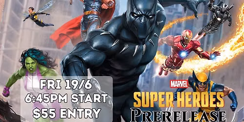 Cardhub Hackham Marvel Super Heroes Saturday Midday Pre Release