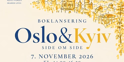 Book Launch for 'Oslo&Kyiv-Side om Side'