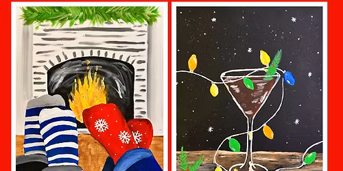 Ugly Sweater Christmas Paint & Sip at Lisa's Tavern
