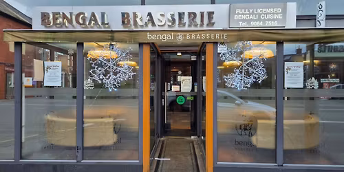 Bengal Brasserie Christmas Day Meal