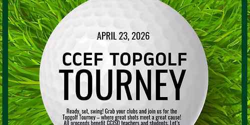 CCEF Topgolf Tournament