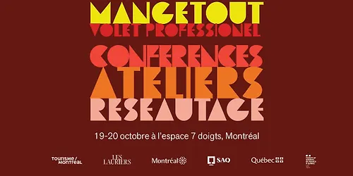 MANGETOUT I Volet professionnel I Conférence ateliers et réseautage