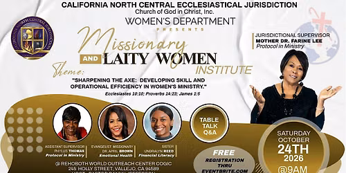 CNC DEPARTMENT OF WOMEN'S - MISSIONARY & LAITY WOMEN INSTITUTE
