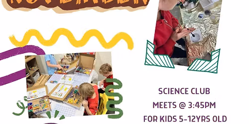 Science Club - How do we describe chemical reactions?