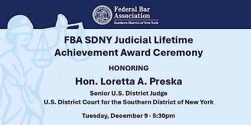 2025 Judicial Lifetime Achievement Award