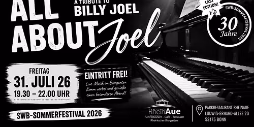 ALL ABOUT JOEL \/ Tribute to Billy Joel\/ SWB Sommerfestival \/ Last Edition