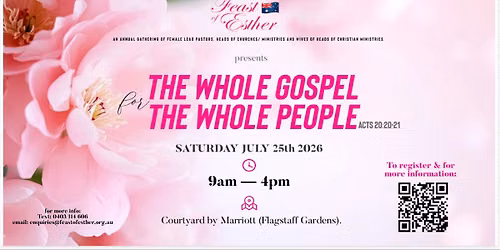 Feast of Esther (FOE) Australia Conference 2026