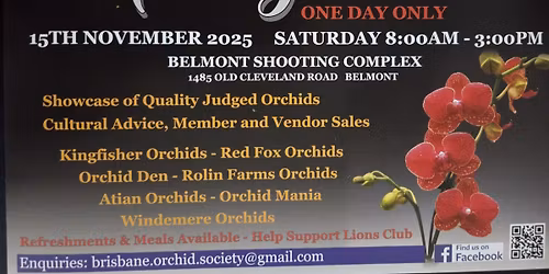 Brisbane Orchid Society show and sales