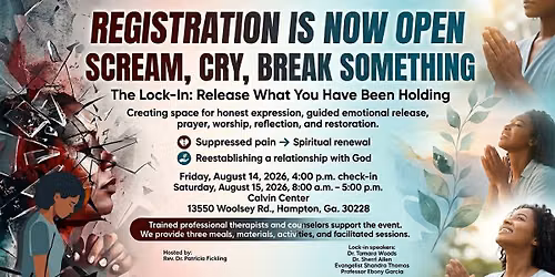 Scream, Cry, Break Something Lock-in
