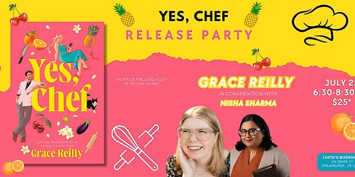Author Event: Yes, Chef by Grace Reilly at Cupid's Bookshop